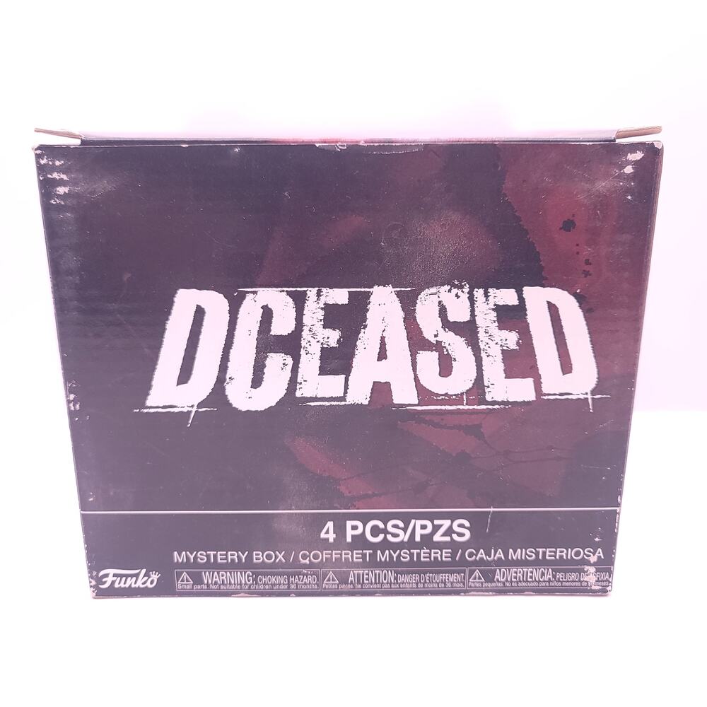 DC DCeased Funko 4 pcs Collection Figure Sticker Mini Vinyl Figure New In Box